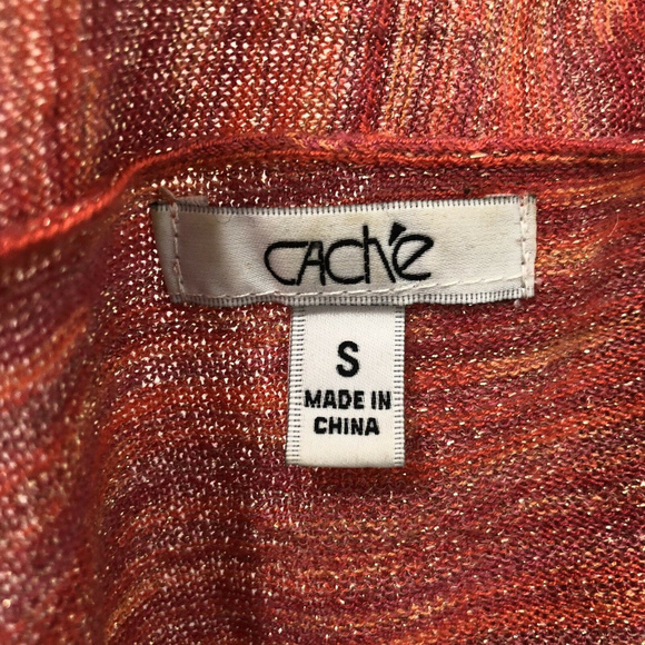 🌸 Cache Open Front Glitter Short Sleeve Cardigan - Picture 7 of 8